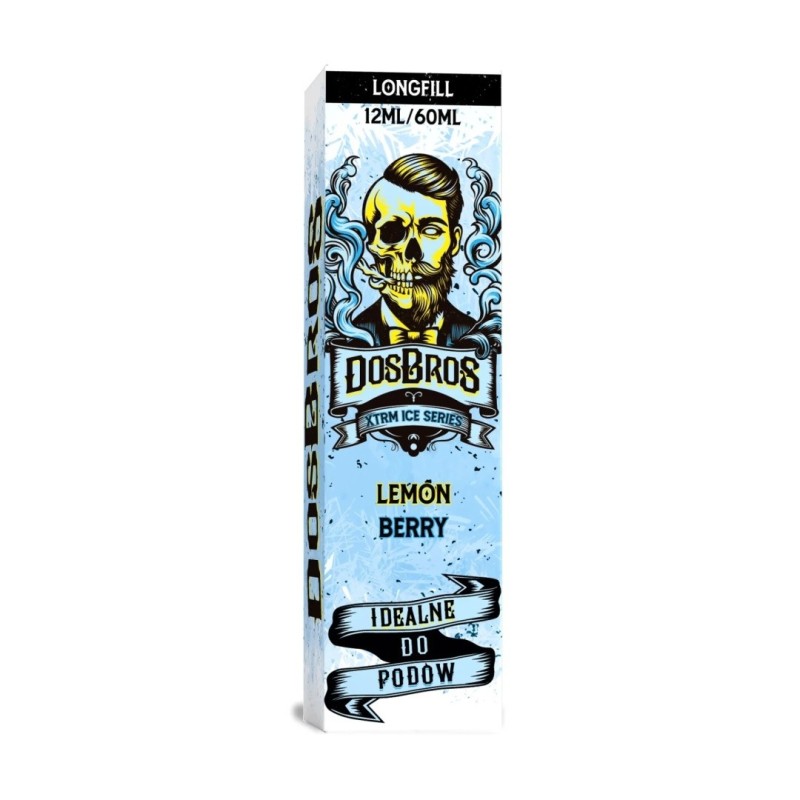 Longfill DosBros XTRM Ice Series 12/60ml - Citron Baies (A25) | Eliq Vapoteur