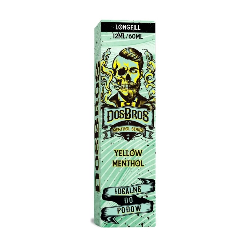 Longfill DosBros Menthol Series 12/60ml - Yellow Menthol (A25) | Eliq Vapoteur
