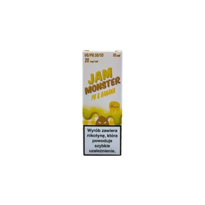 Liquid Salt MVL - Jam Monster 10 ml 20mg - PB & Banana | Eliq Vapoteur