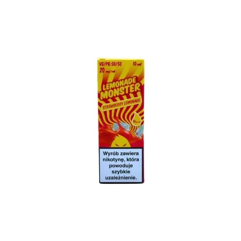 Liquid Salt MVL - Lemonade Monster 10 ml 20mg - Strawberry Lemonade | Eliq Vapoteur