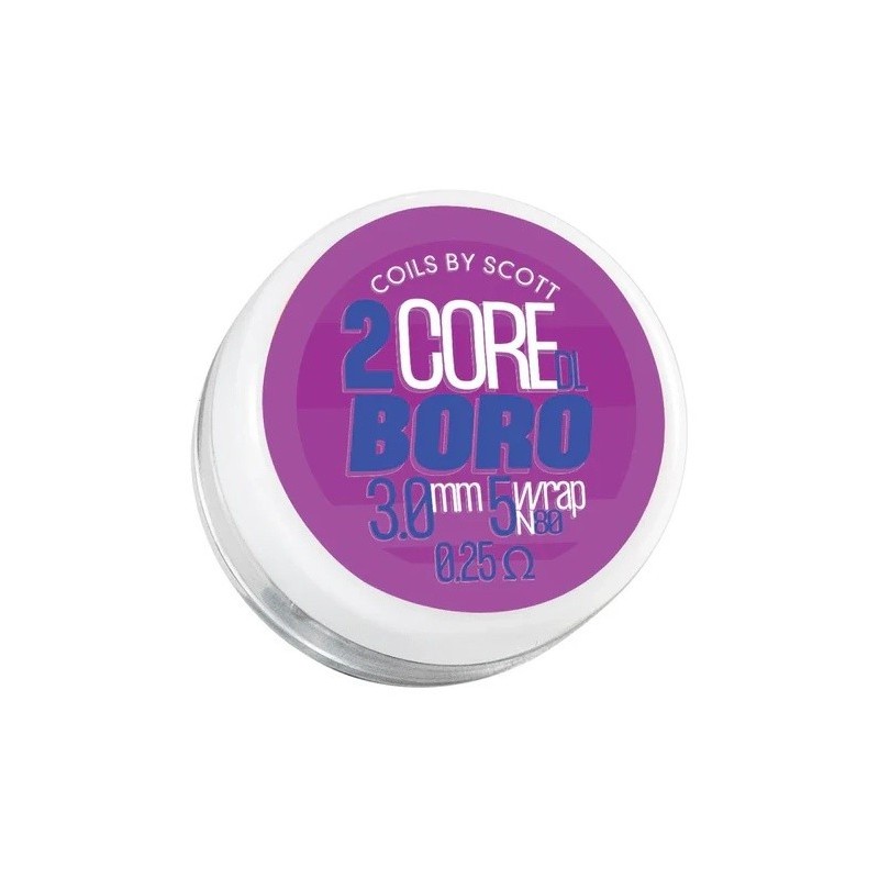 Grille 2-Core Boro Alien 0.25 OHM Ni80 - Bobines par Scott | Eliq Vapoteur