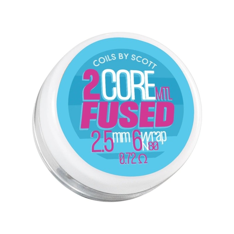 Grille MTL Fused Clapton 0.72 OHM Ni80 - Coils par Scott | Eliq Vapoteur