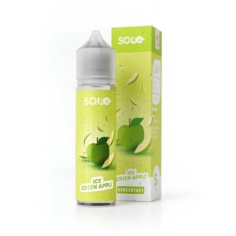 Longfill Solo 5/60ml - Ice Green Apple | Eliq Vapoteur
