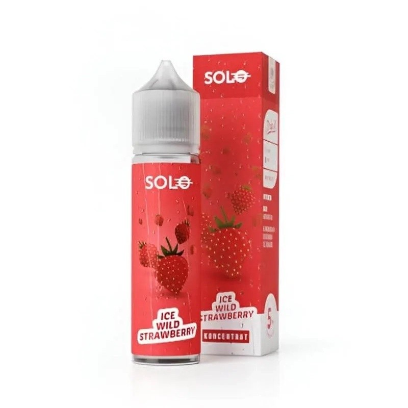 Longfill Solo 5/60ml - Ice Wild Strawberry | Eliq Vapoteur