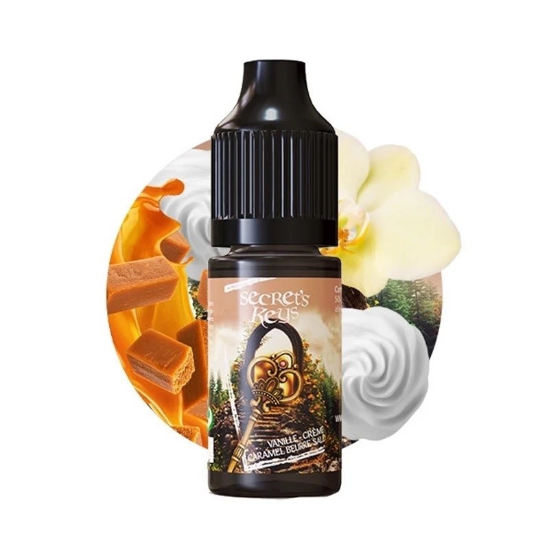 Clés de Liquid Secret 10ml 20mg - Clé d'Or | Eliq Vapoteur