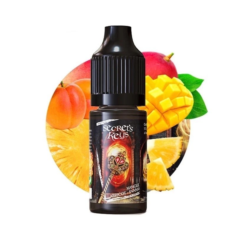 Clés de Liquid Secret 10ml 18mg - Clé Arc-en-ciel | Eliq Vapoteur