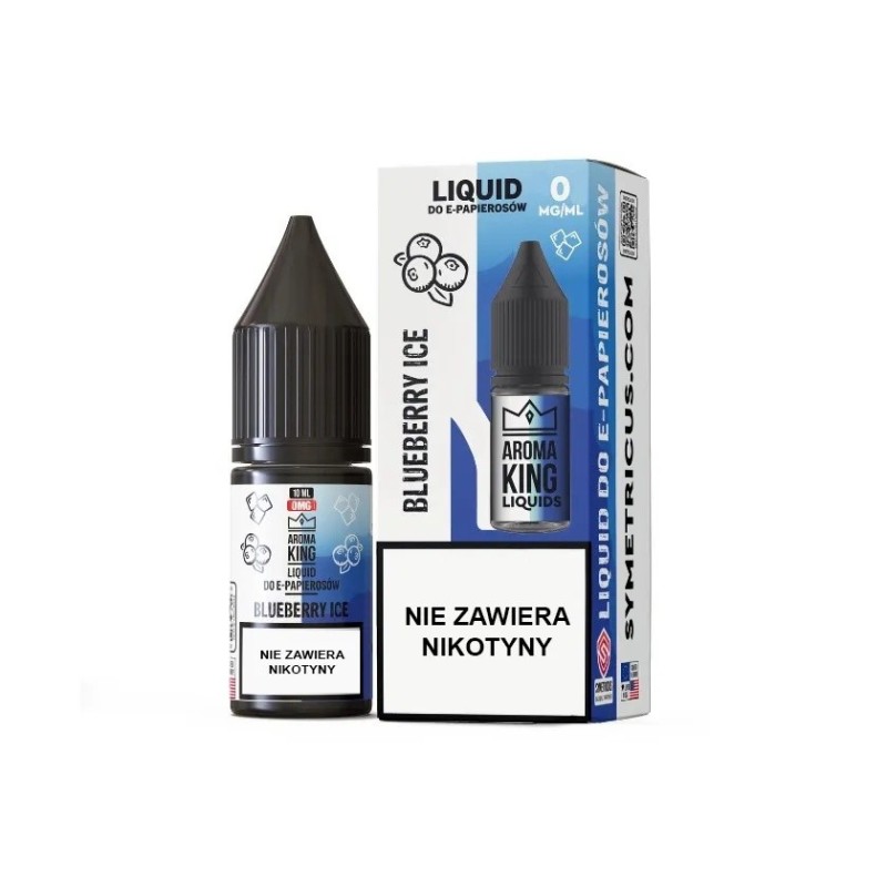 Liquid Aroma King 0mg 10 ml - Blueberry Ice | Eliq Vapoteur