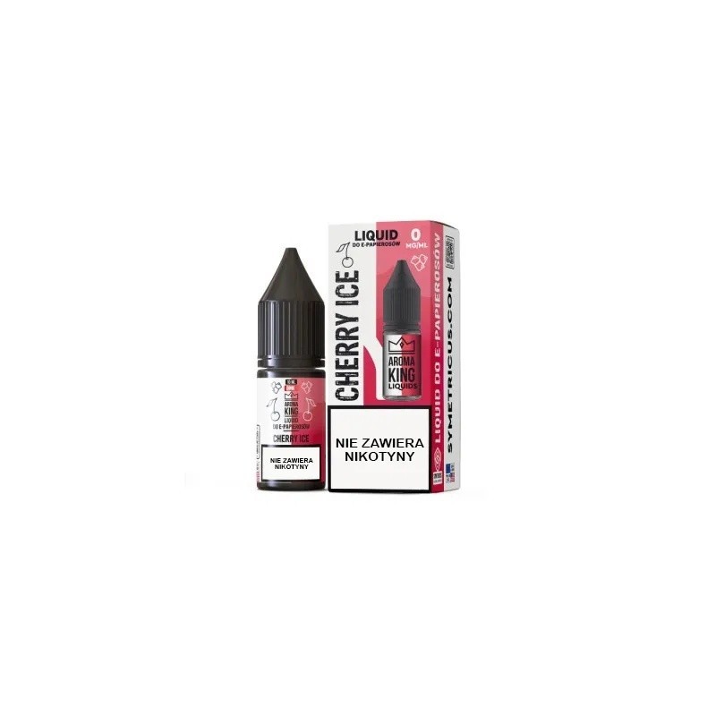 Liquid Aroma King 0mg 10 ml - Cherry Ice | Eliq Vapoteur