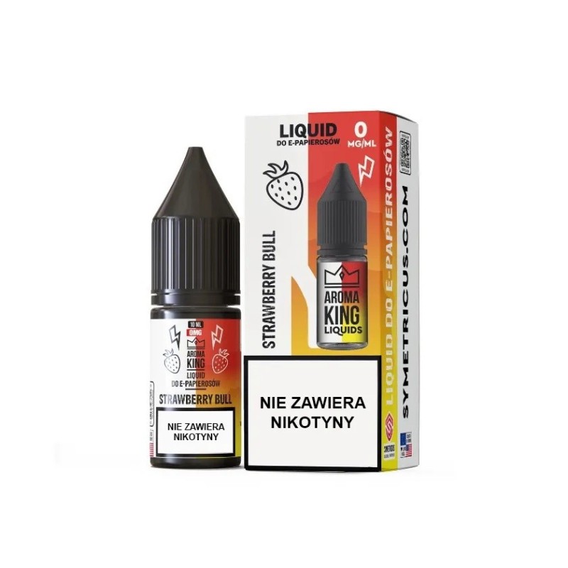 E-liquide Aroma King 0mg 10 ml - Fraise Bull | EliqVapoteur