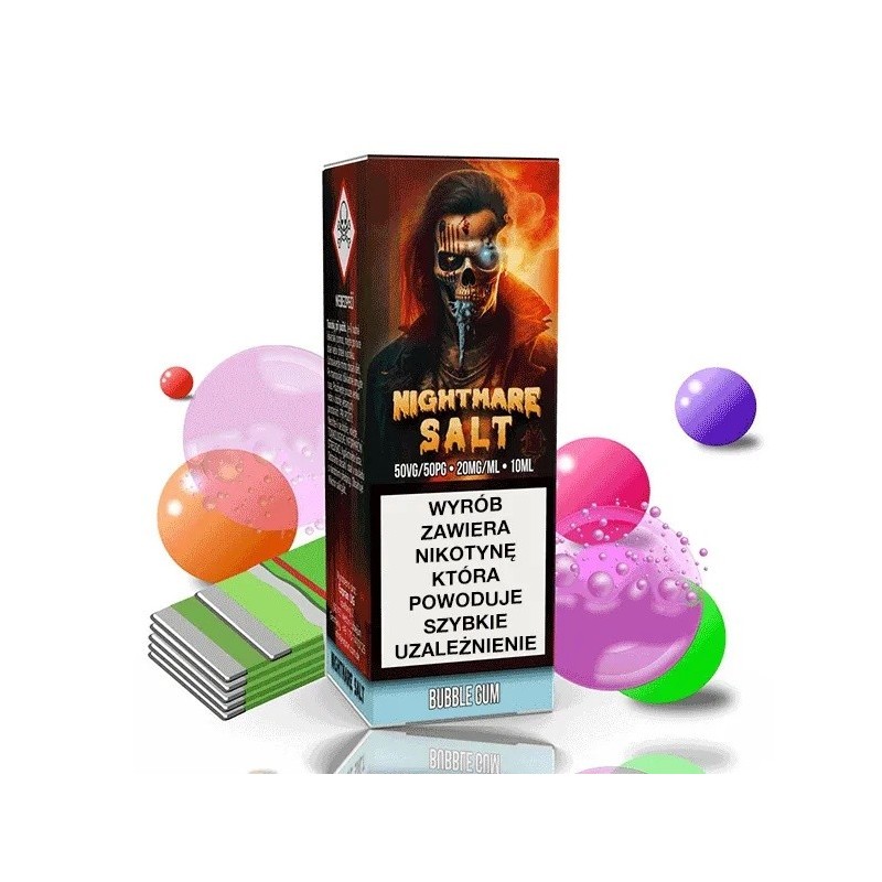 E-liquide Nightmare Salt 10ml 20 mg - Bubble Gum | EliqVapoteur
