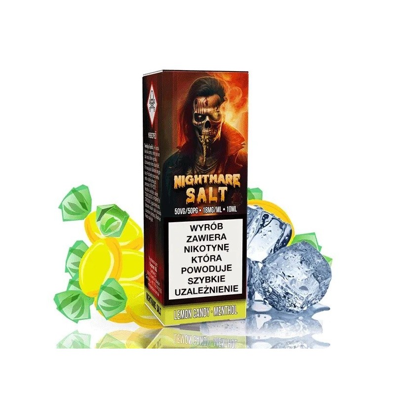 Liquid Nightmare Salt 10ml 20 mg - Citron | Eliq Vapoteur