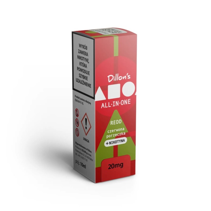Liquid Dillon's ALL IN ONE 10ml 20mg - Redd | Eliq Vapoteur