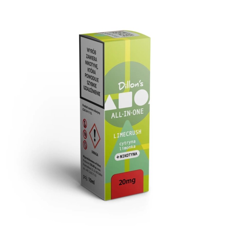 Liquid Dillon's ALL IN ONE 10ml 20mg - Limecrush | Eliq Vapoteur