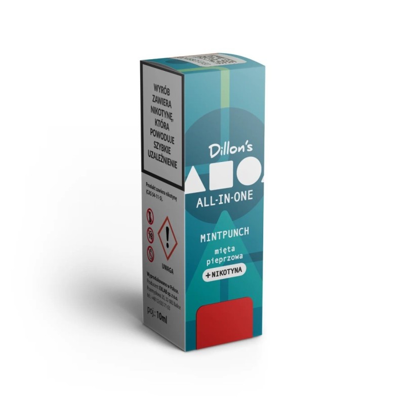Liquid Dillon's ALL IN ONE 10ml 6mg - Mintpunch | Eliq Vapoteur