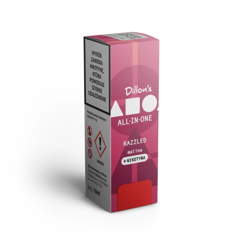 Liquid Dillon's ALL IN ONE 10ml 12mg - Razzled | Eliq Vapoteur