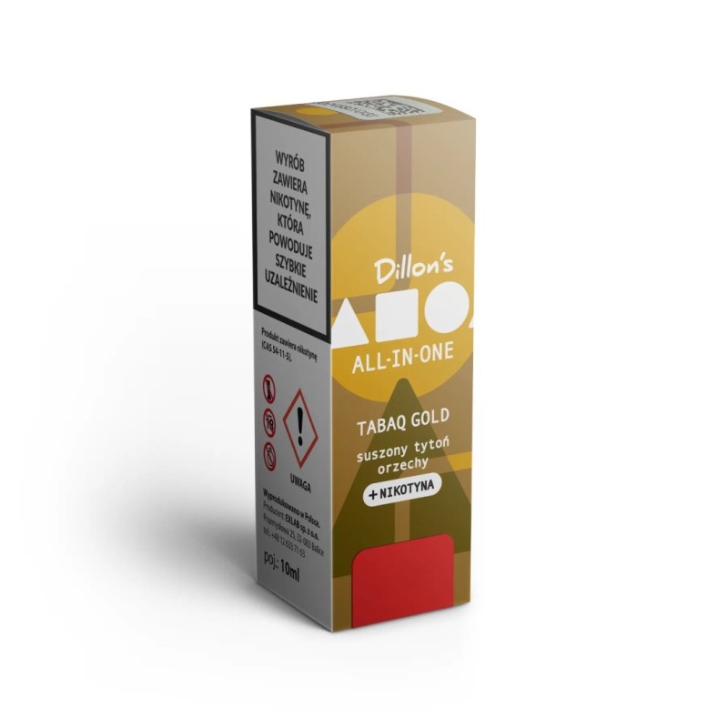 Liquid Dillon's ALL IN ONE 10ml 12mg - Tabaq Gold | Eliq Vapoteur