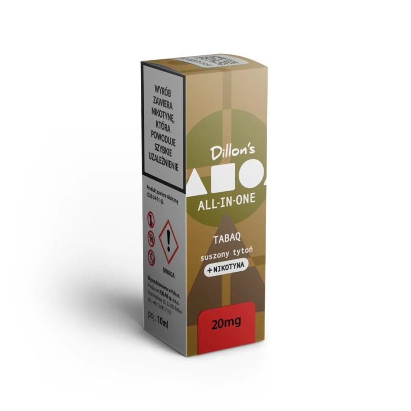 E-liquide Dillon's ALL IN ONE 10ml 6mg - Tabaq | EliqVapoteur