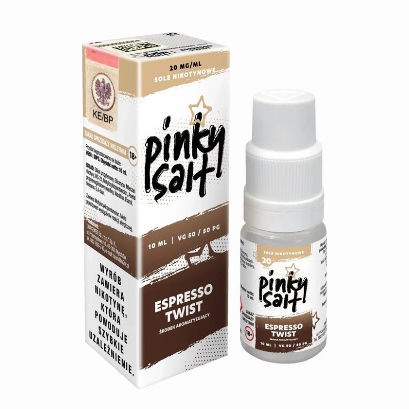 Liquid Pinky Vape Salt - Espresso Twist - 20 mg (A25) | Eliq Vapoteur