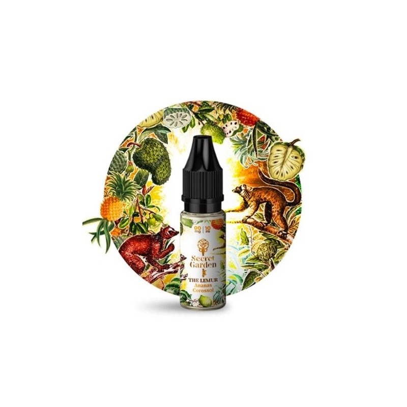 Liquid Secret Garden 6mg 10ml - The Lemur | Eliq Vapoteur