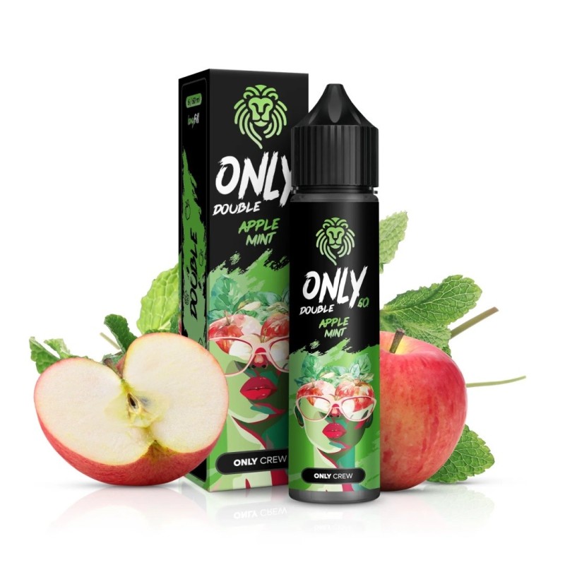Longfill Only Double 6/60ml - Apple Mint (A25) | Eliq Vapoteur