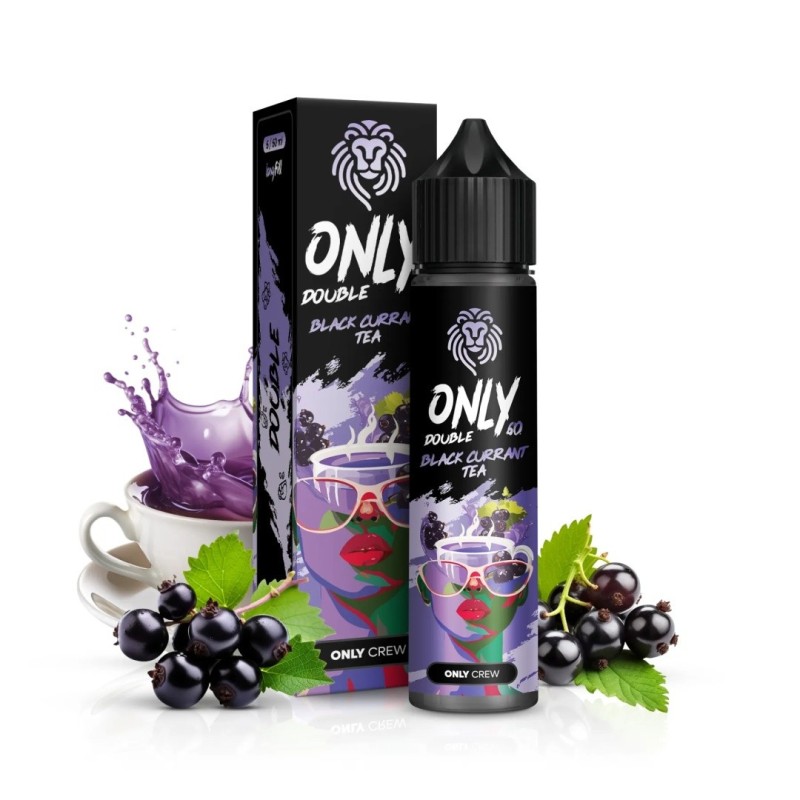 Longfill Only Double 6/60ml - Black Currant Tea (A25) | Eliq Vapoteur