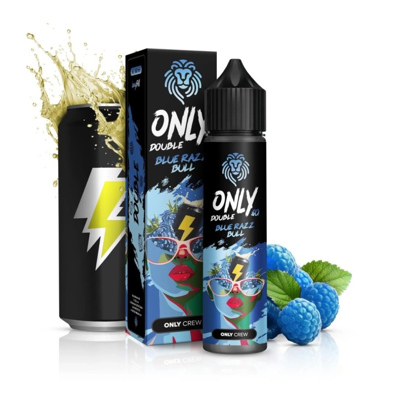 Longfill Only Double 6/60ml - Blue Razz Bull (A25) | Eliq Vapoteur