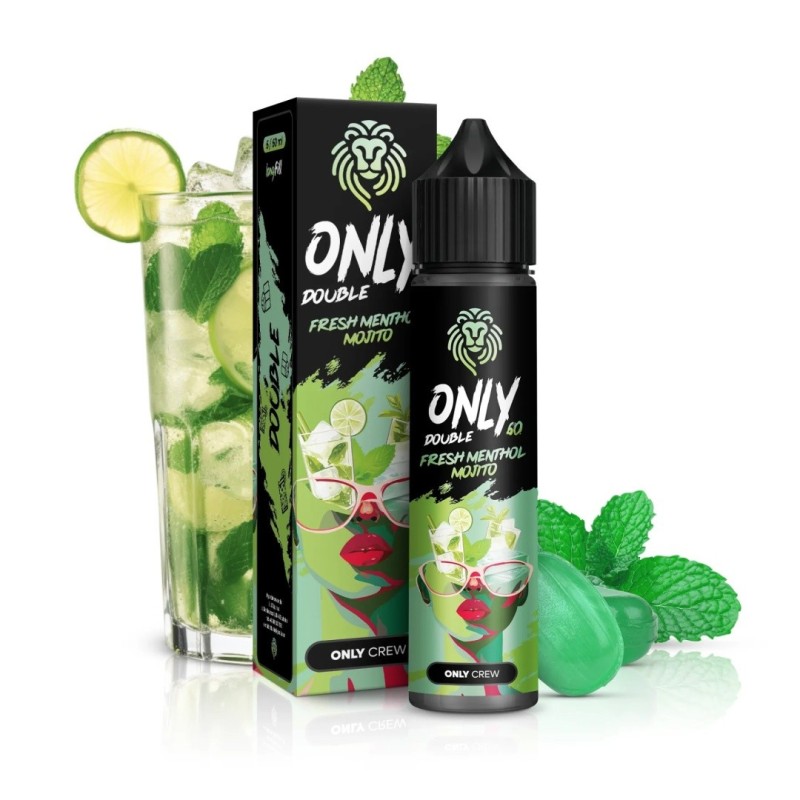 Longfill Only Double 6/60ml - Fresh Menthol Mojito (A25) | Eliq Vapoteur