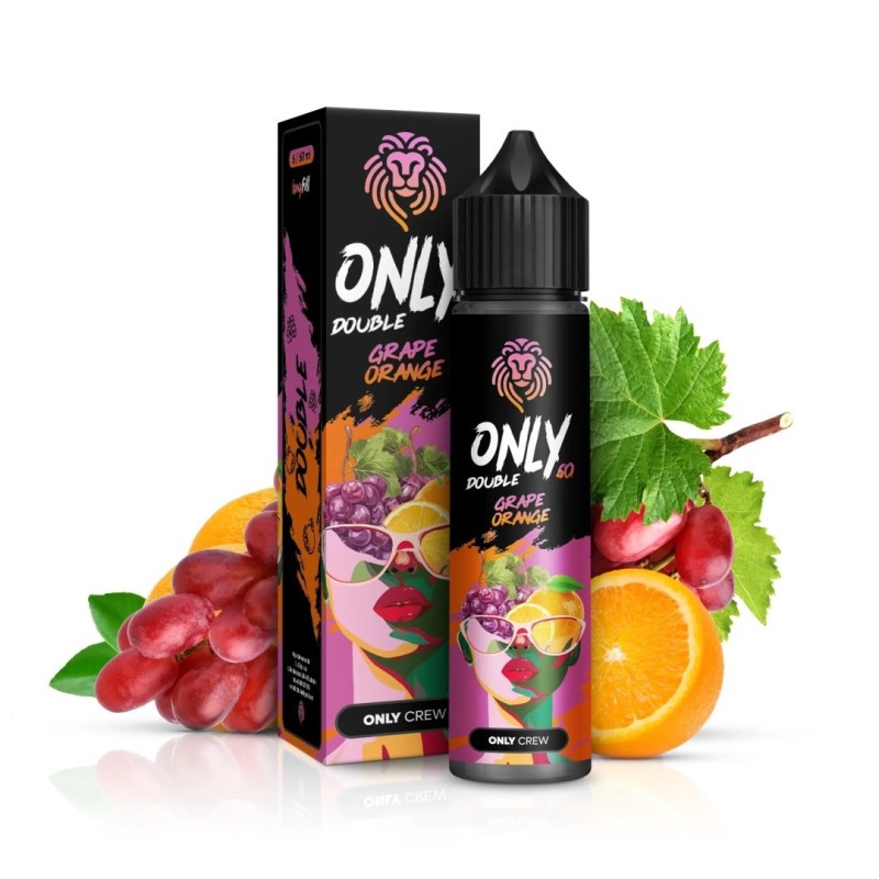 Only Double 6/60ml - Grape Orange | EliqVapoteur