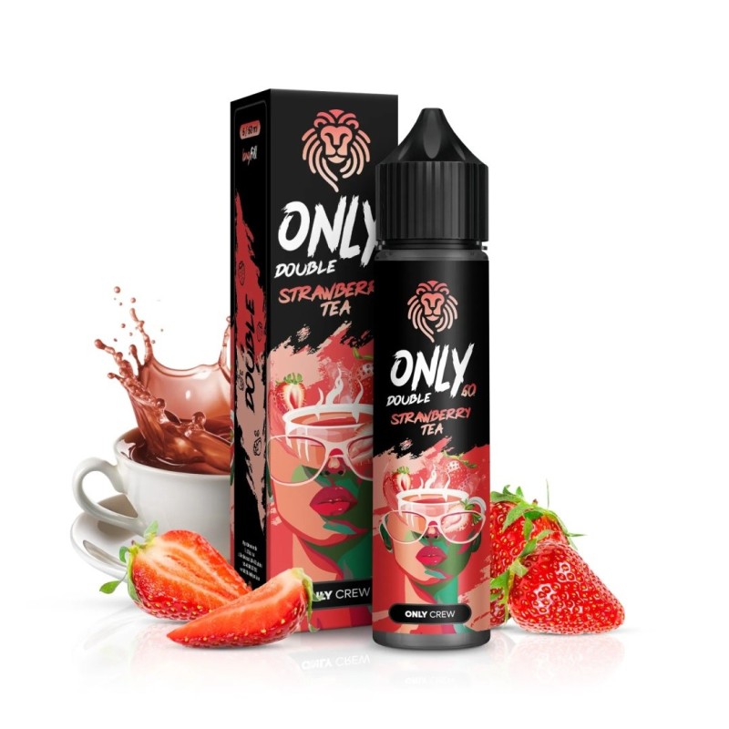 Longfill Only Double 6/60ml - Strawberry Tea (A25) | Eliq Vapoteur