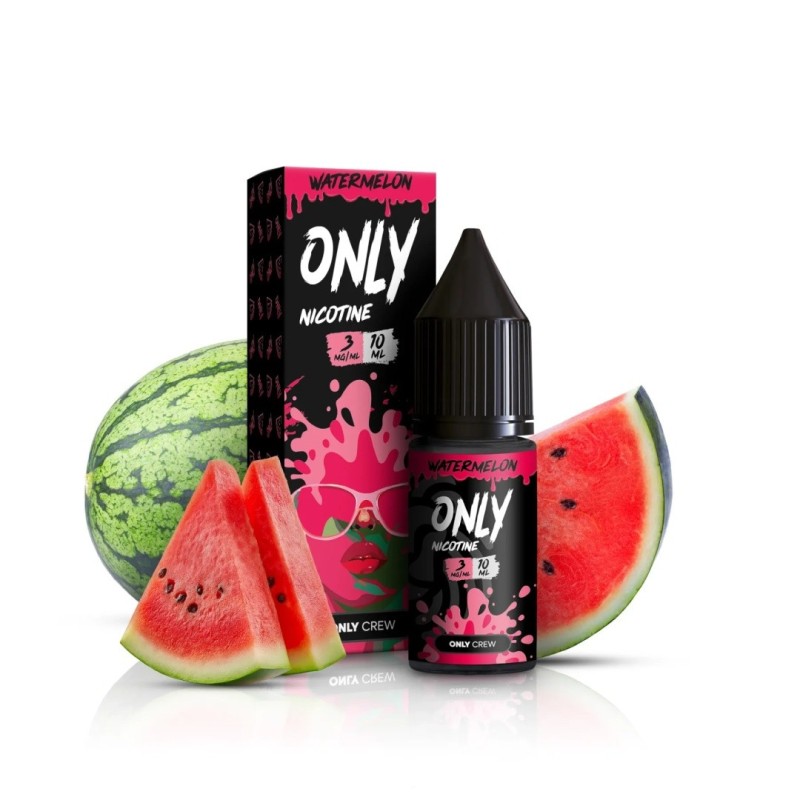 Liquid Only Nicotine 10ml - Watermelon 3mg (A25) | Eliq Vapoteur