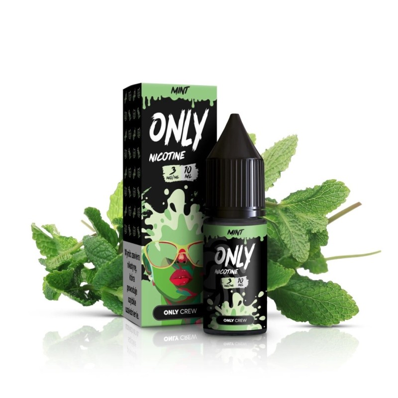 Liquid Only Nicotine 10ml - Mint 3mg (A25) | Eliq Vapoteur