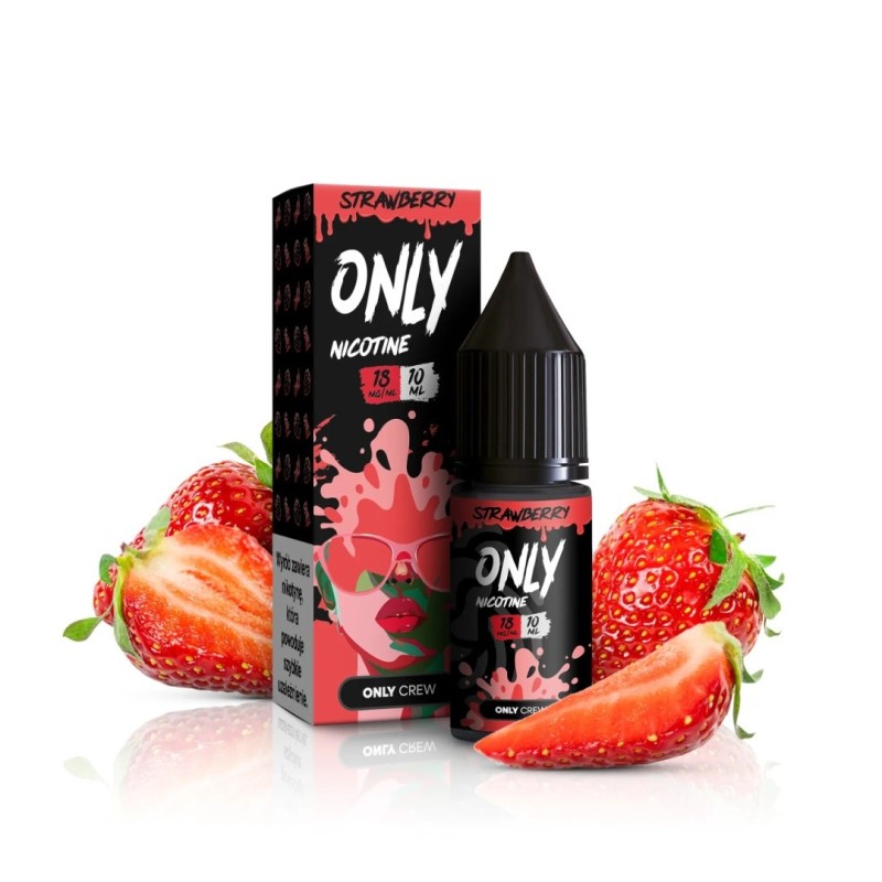 Liquid Only Nicotine 10ml - Strawberry 18mg (A25) | Eliq Vapoteur