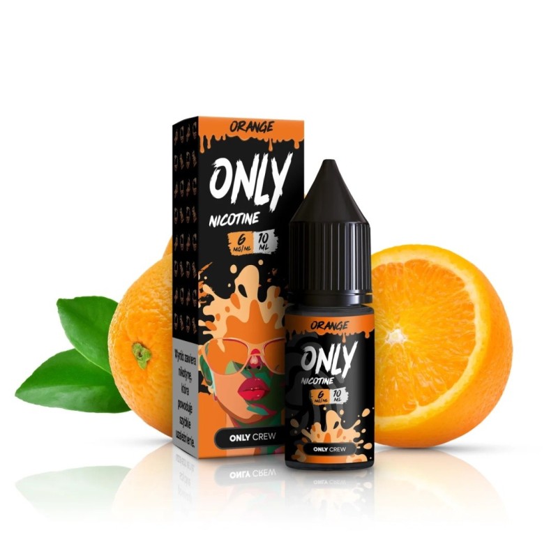 Liquid Only Nicotine 10ml - Orange 6mg (A25) | Eliq Vapoteur