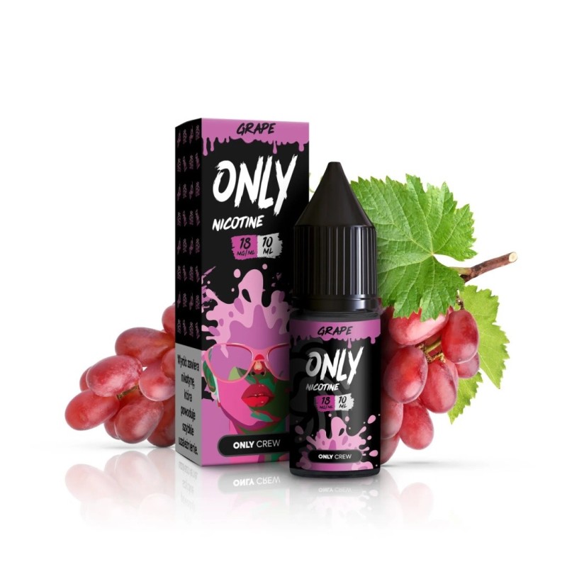 Liquid Only Nicotine 10ml - Grape 18mg (A25) | Eliq Vapoteur