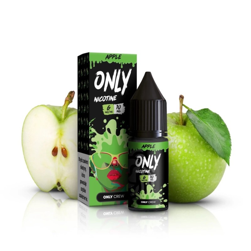 Liquid Only Nicotine 10ml - Apple 6mg (A25) | Eliq Vapoteur