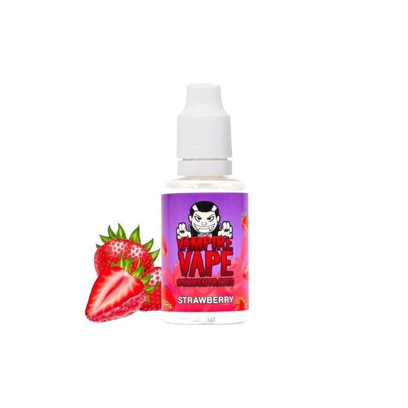 Concentré Vampire Vape 30ml - Strawberry | EliqVapoteur