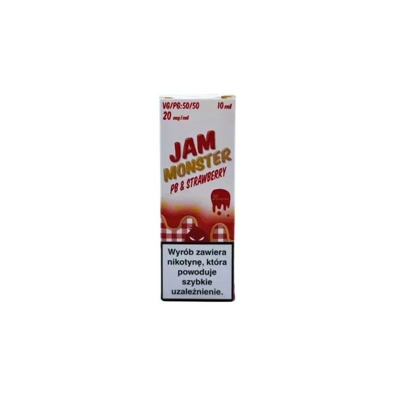 Liquid MVL Jam Monster 10ml 20mg - PB & Fraise | Eliq Vapoteur