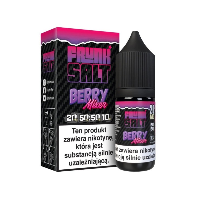 Liquid Frunk Salt 20mg 10ml - Blueberry Cherry Cranberry | Eliq Vapoteur