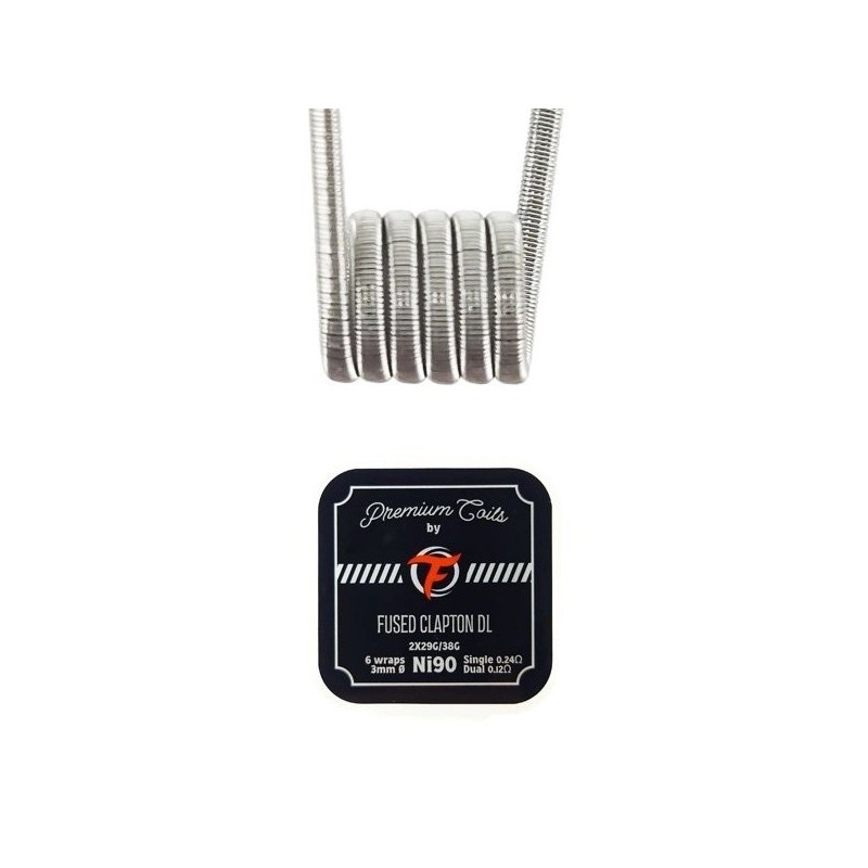 Fused Clapton DL Ni90 0.24Ω - Fumytech | EliqVapoteur