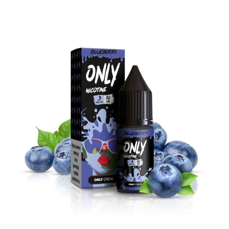 Liquid Only Nicotine 10ml - Blueberry 3mg (A25) | Eliq Vapoteur