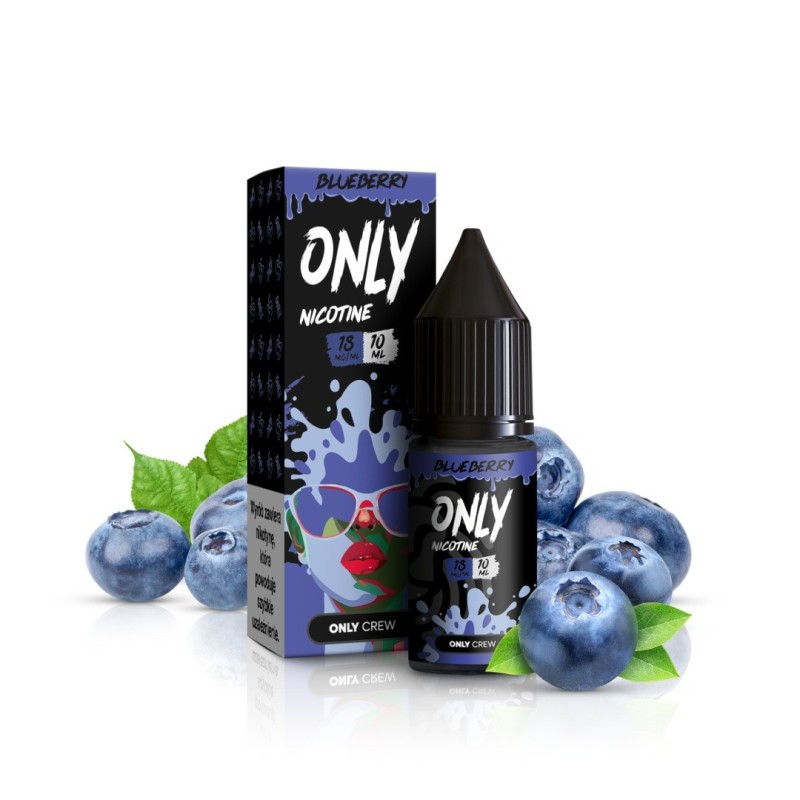 Liquid Only Nicotine 10ml - Blueberry 18mg (A25) | Eliq Vapoteur