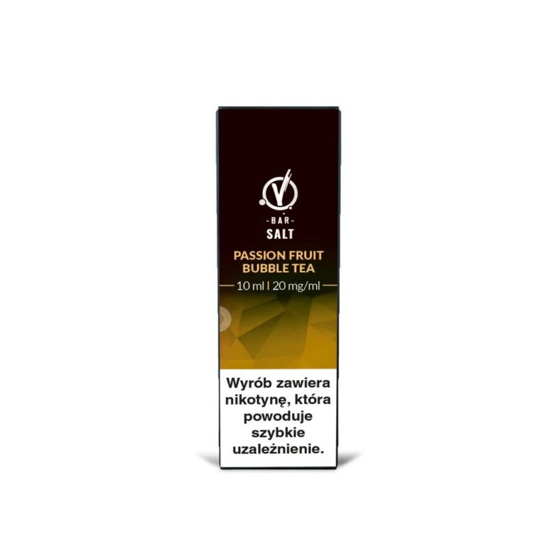 Liquid VBar Salt 10ml - Passion Fruit Bubble Tea (A25) | Eliq Vapoteur