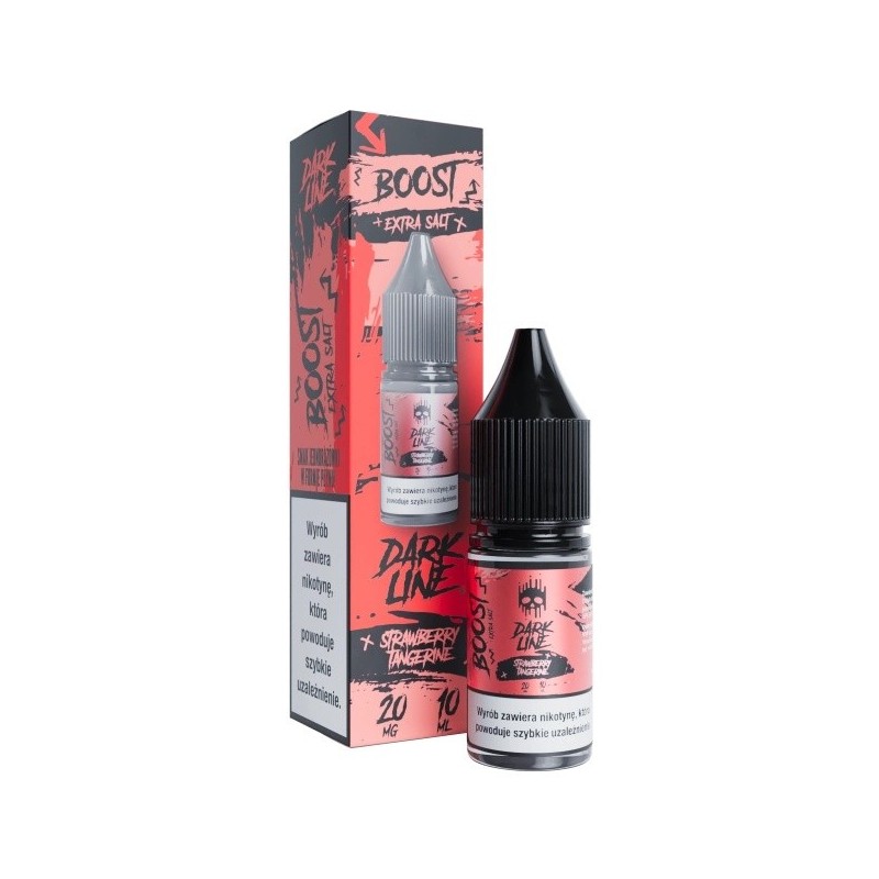 Liquid Dark Line Boost Salt 10ml - Fraise Mandarine 20mg (A25) | Eliq Vapoteur