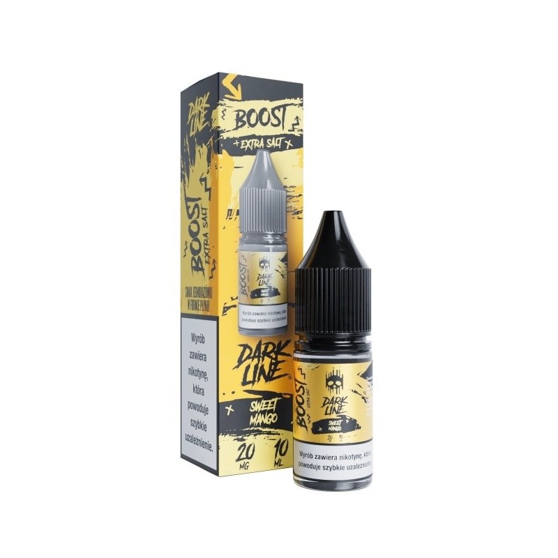Liquid Dark Line Boost Salt 10ml - Mangue Sucré 20mg (A25) | Eliq Vapoteur
