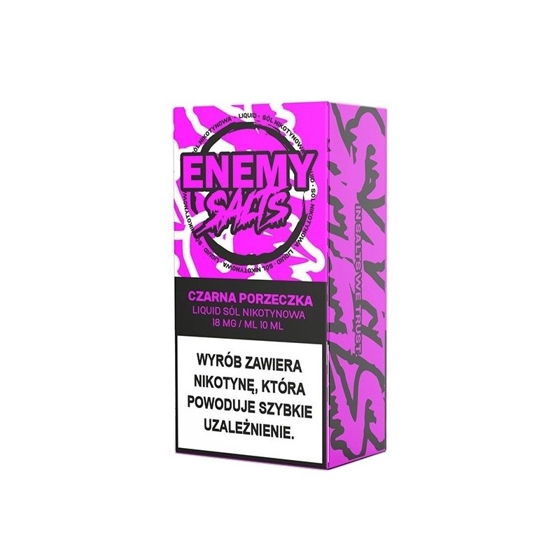 Liquid Enemy Salts - Czarna Porzeczka 18mg (A25) | Eliq Vapoteur