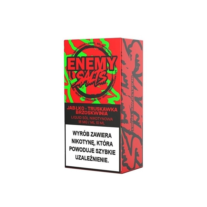 Liquid Enemy Salts - Jabłko Truskawka Brzoskwinia 18mg (A25) | Eliq Vapoteur