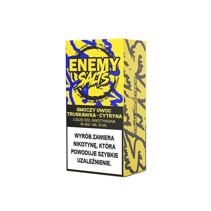 Liquid Enemy Salts - Smoczy Owoc Truskawka Cytryna 18mg (A25) | Eliq Vapoteur