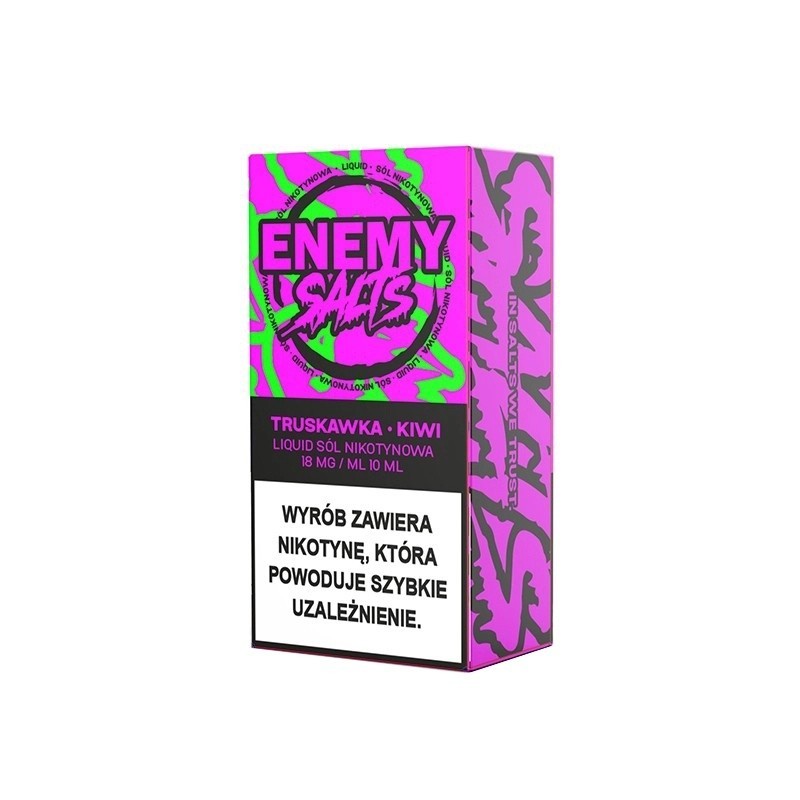 Liquid Enemy Salts - Truskawka Kiwi 18mg (A25) | Eliq Vapoteur