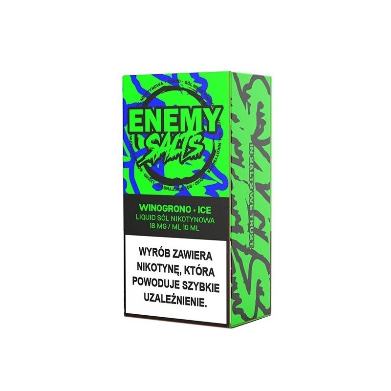 Liquid Enemy Salts - Winogrono Ice 18mg (A25) | Eliq Vapoteur