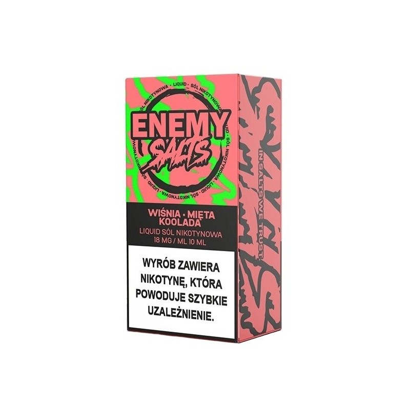 Liquid Enemy Salts - Wiśnia Mięta Koolada 18mg (A25) | Eliq Vapoteur